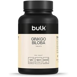 Bulk Ginkgo Biloba 6000mg 60 Tabletas