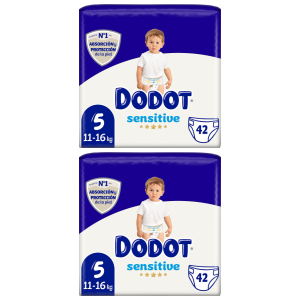 2x Dodot Sensitive Talla 5 42 Pañales