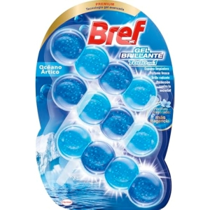 3x Bref Gel Brillante WC