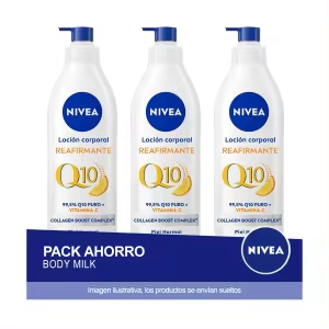 3x Nivea Q10 Loción Corporal 625ml