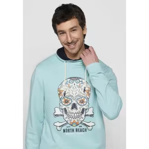 Koroshi Sudadera Cuello Alto Hombre