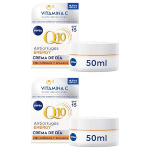 2x Nivea Q10 Energy Crema Día