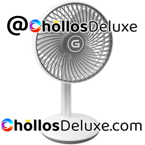Gutfels Ventilador Mesa 15cm 4000mAh 4 Velocidades