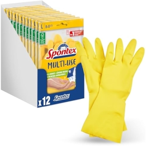 12x Spontex Guantes Multiuso Hogar