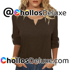 Camiseta Básica Manga Larga Mujer