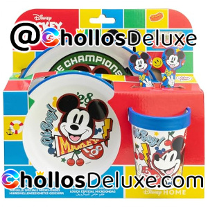 Stor Vajilla Infantil Mickey Antideslizante