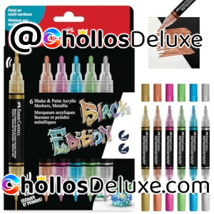 6x Faber-Castell Rotuladores Acrílicos Metálicos