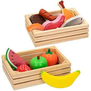 Cajas Alimentos Madera 12 Piezas