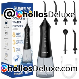 Irrigador Dental Portátil Inalámbrico 12 Modos +5 Boquillas