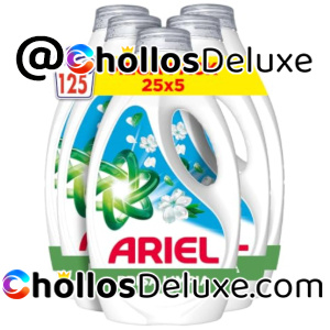5x Ariel Detergente Líquido Sea Breeze & Jasmine 25 Lavados