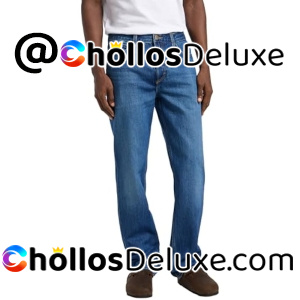 Lee West Vaqueros Hombre Rectos