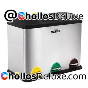 Wellhome 45L Cubo Reciclaje 3 Compartimentos