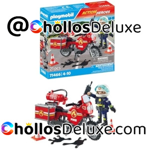 Playmobil Moto Bomberos Action Heroes