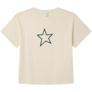 Springfield Plaid Star Patch Camiseta Niña
