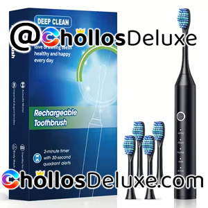 Cepillo Dientes Eléctrico Recargable +4 Cabezales