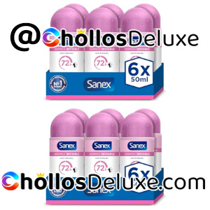 12x Sanex Dermo+ Invisible Roll-On 50ml