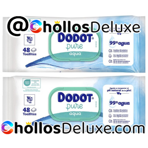 2x Dodot Aqua Pure Baby Wipes 48 Toallitas
