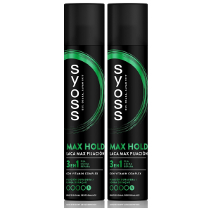 2x Syoss Laca Max Fijación 300ml