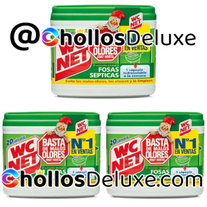 3x WC Net Fosas Sépticas 20 Cápsulas