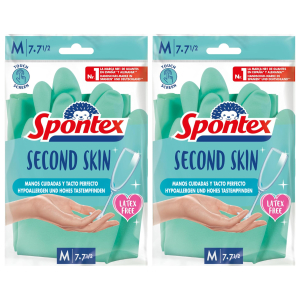 4x Spontex Guantes Limpieza Nitrilo