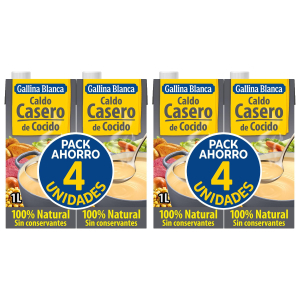 8x Gallina Blanca Caldo Cocido 1L