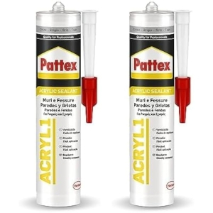 2x Pattex Acril Sellador Paredes Gris
