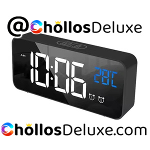 Reloj Despertador Digital Control Voz