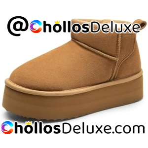 Dream Pairs FuzzyClassic Botas Nieve Mujer