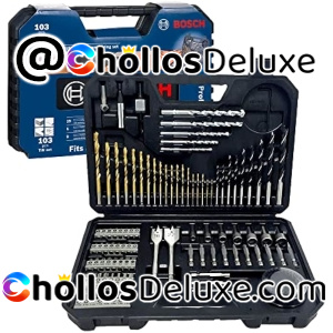 Bosch Juego Brocas Titanio 103 Piezas