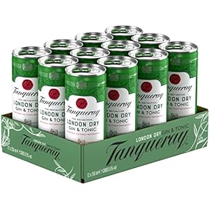 12x Tanqueray London Dry Gin & Tonic 250ml