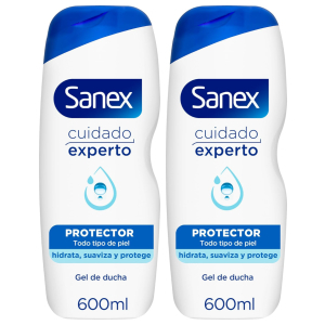 2x Sanex Dermo Protector 600ml Gel