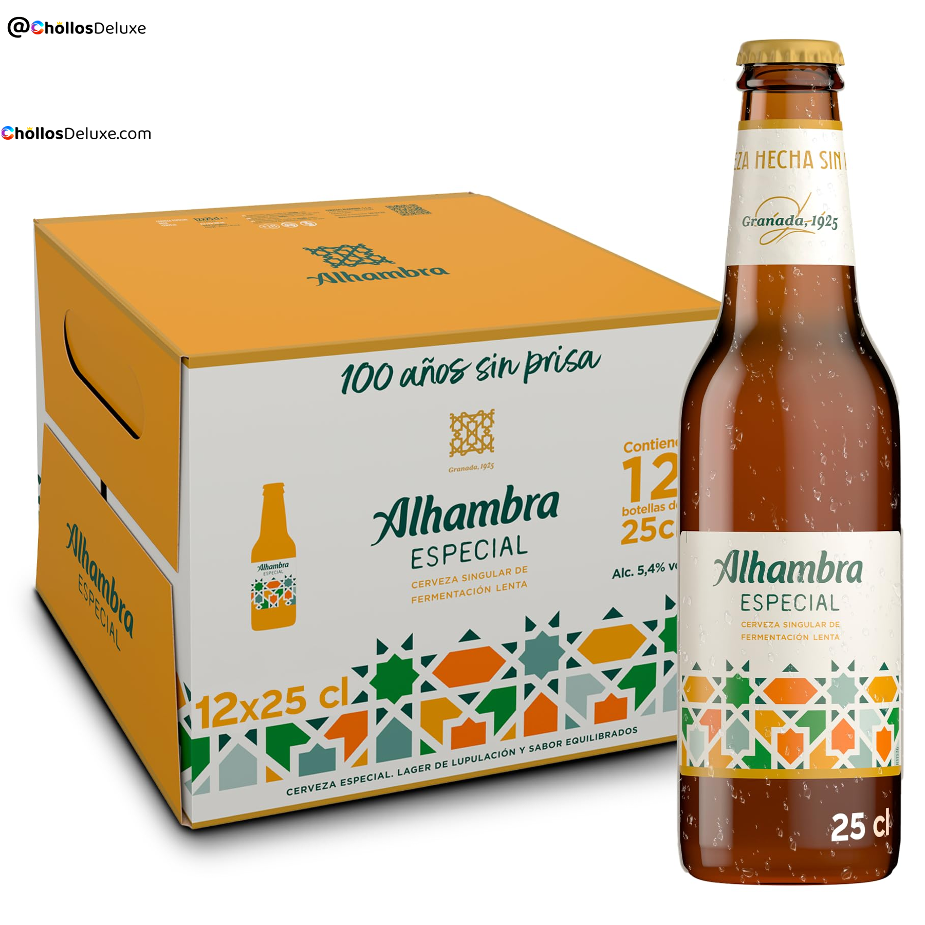 12x Alhambra Especial Cerveza Lager 25cl