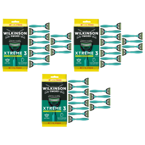 3x Wilkinson Xtreme 3 Sensitive 12 Maquinillas