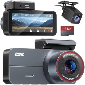 Dashcam Coche 2.5K Delantera Trasera