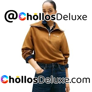 Tommy Hilfiger Sudadera Mujer Media Cremallera
