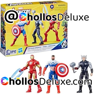 Avengers Pack 3 Figuras Acción