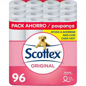 Scottex Original Papel Higiénico 96 Rollos