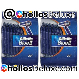 2x Gillette BlueII 20 Maquinillas Desechables Hombre