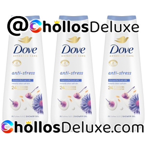 3x Dove Advanced Care Gel Ducha 600ml
