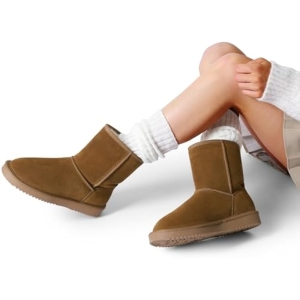 Dream Pairs FuzzyClassic Botas Nieve Mujer
