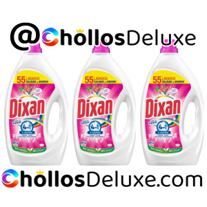 3x Dixan Gel Total 55 Lavados