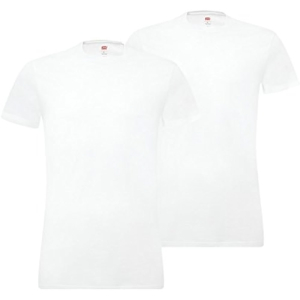 2x Levi's Solid Crew Camisetas Hombre