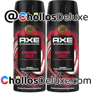 2x Axe Cherry Fizz Desodorante Spray 150ml