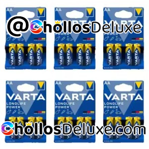 24x Pilas AA Varta Alcalinas