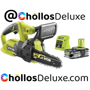 Ryobi Motosierra Eléctrica 18V 20cm +Extras
