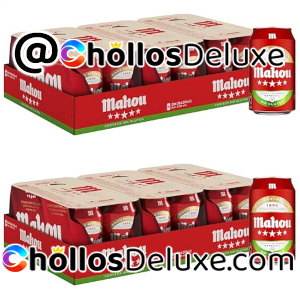48x Mahou 5 Estrellas Sin Gluten 33cl