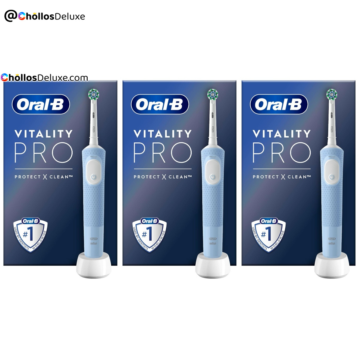 3x Oral-B Vitality Pro Cepillos Eléctricos