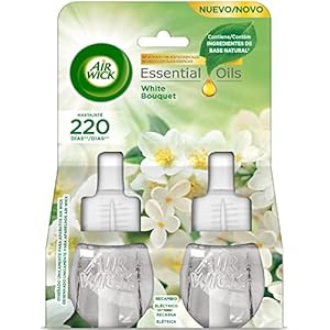 2x Air Wick White Bouquet Recambio