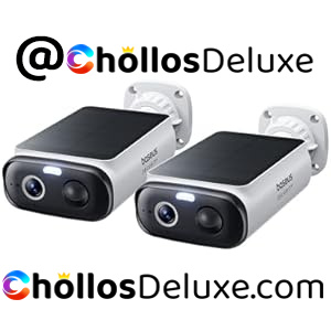 2x Baseus S1 Lite Cámaras Solar 2K