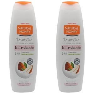 2x Natural Honey Gel Ducha Aceite Almendras 650ml